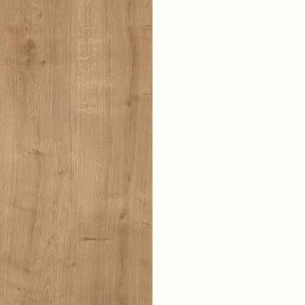 Дуб гамильтон/Белый