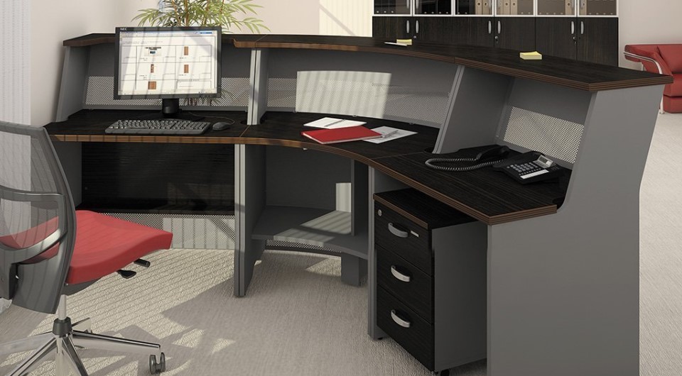 Ресепшн Берлин 6 угловое левостороннее исполнение.