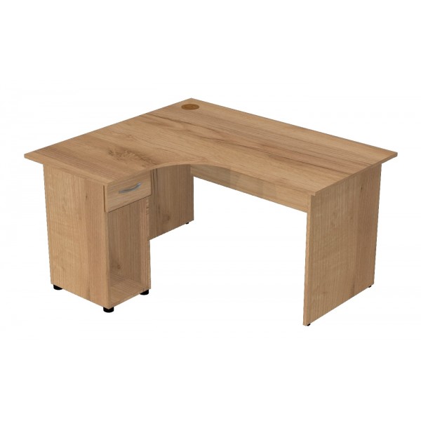 Стол компьютерный В-340 левосторонне исполнение для работы с несколькими мониторами фото