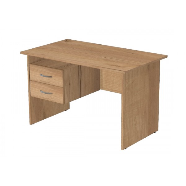 Стол с тумбой прямоугольный фото