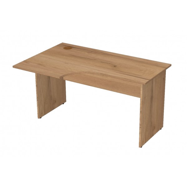 Стол офисный угловой левый размер 1400х900х740 мм фото