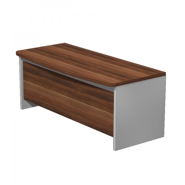 Стол руководителя VD2 шириной 1,9м с толстой крышкой и опорами