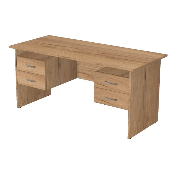 Стол офисный с подвесными тумбами В-82 фото