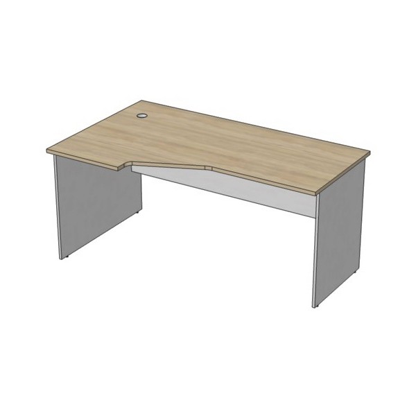 Стол угловой 76S0571 левосторонний цвет дуб медовый