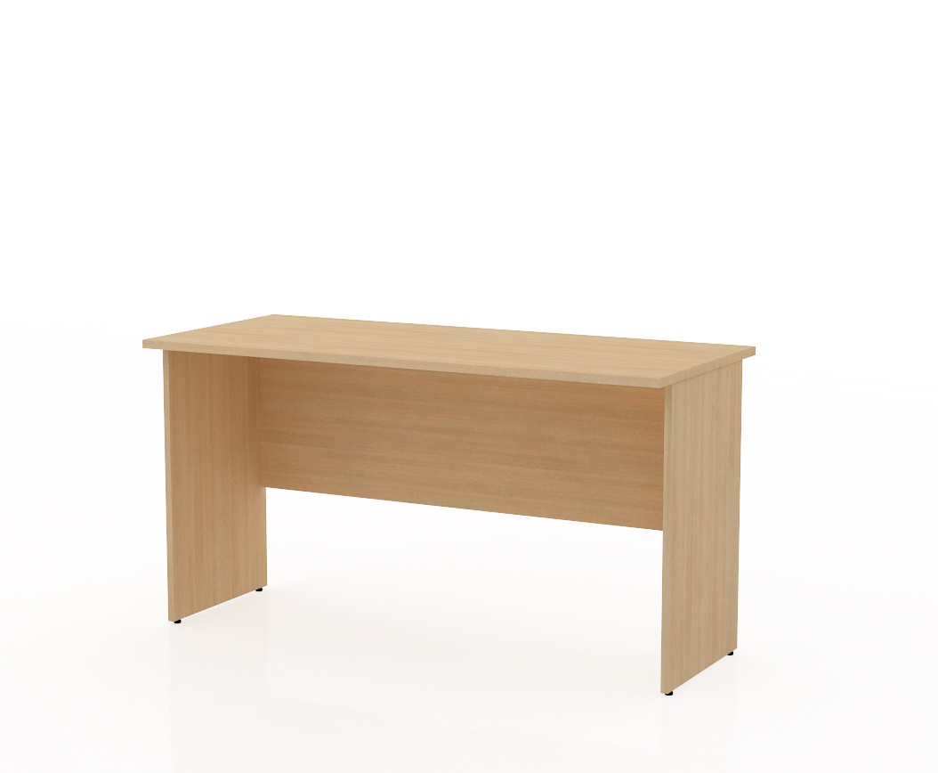 Стол письменный ТМ320 для офиса 1400х600х752 фото в цвете акация