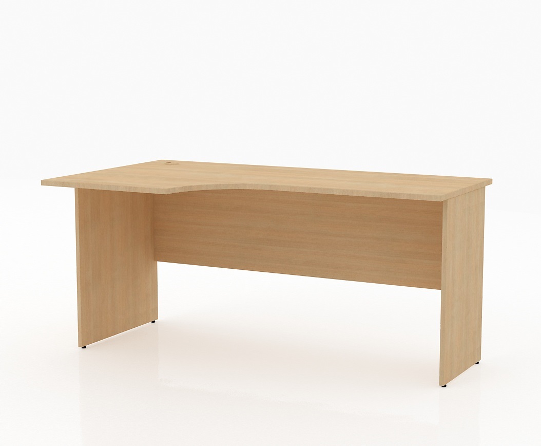 Стол офисный угловой большой левосторонний ТМ332 с широкой рабочей зоной