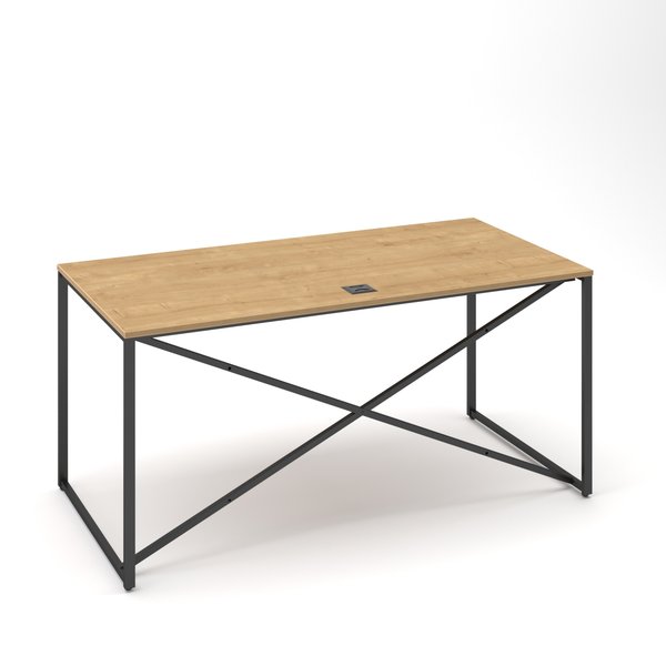 Стол компьютерный большой СФ-541316 прямой в стиле лофт